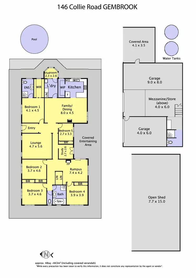 Floorplan of Homely house listing, 146 Collie Road, Gembrook VIC 3783