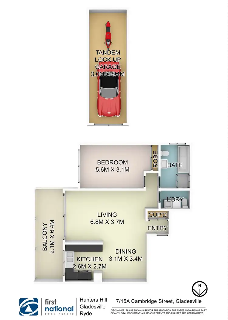 Floorplan of Homely apartment listing, 7/15A Cambridge Street, Gladesville NSW 2111