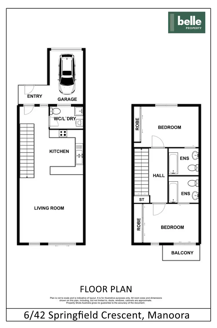 Floorplan of Homely townhouse listing, 6/42 Springfield Crescent, Manoora QLD 4870