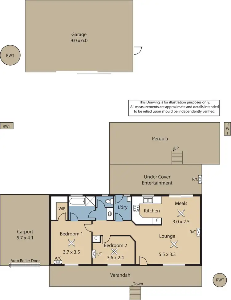 Floorplan of Homely house listing, 11 Acland Street, Blanchetown SA 5357