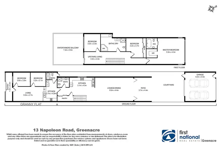 Floorplan of Homely house listing, 13 Napoleon Road, Greenacre NSW 2190