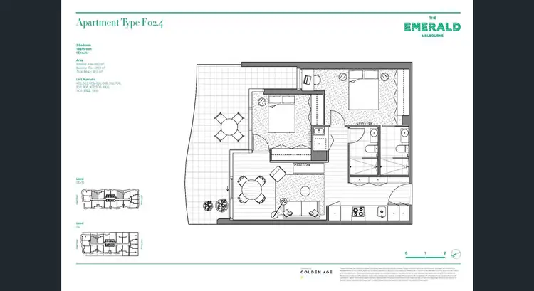 Floorplan of Homely apartment listing, 902/35 Albert Road, Melbourne VIC 3004