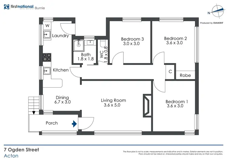 Floorplan of Homely house listing, 7 Ogden Street, Acton TAS 7320