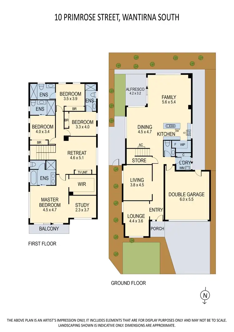 Floorplan of Homely house listing, 10 Primrose Drive, Wantirna South VIC 3152