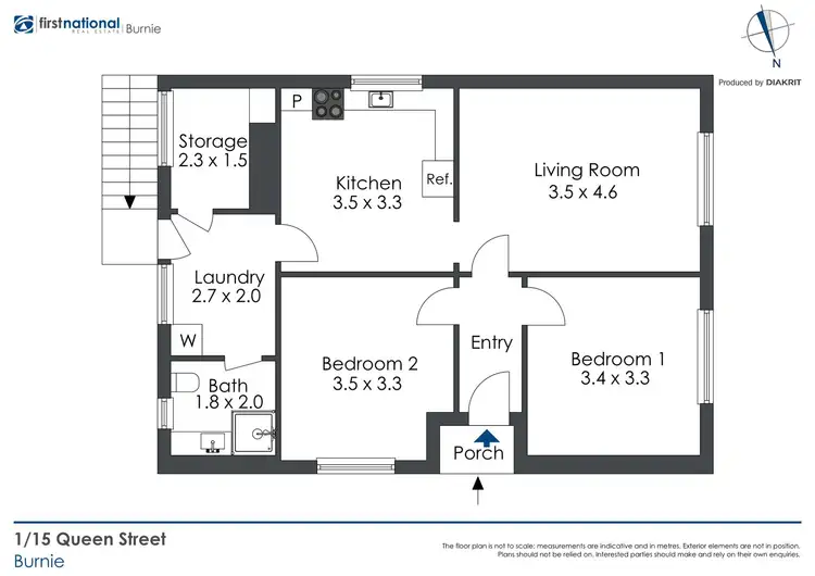 Floorplan of Homely house listing, 2/15 Queen Street, Burnie TAS 7320