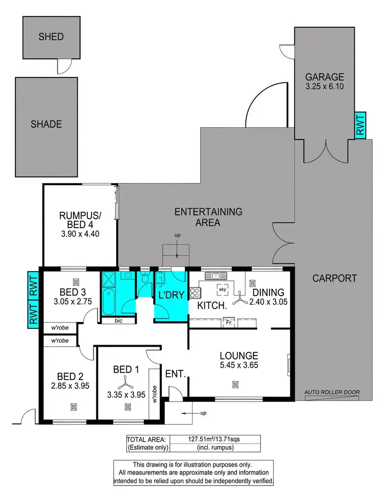 Floorplan of Homely house listing, 8 Austral Street, Salisbury East SA 5109