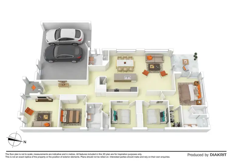 Floorplan of Homely house listing, 6 Carroll Street, Diggers Rest VIC 3427