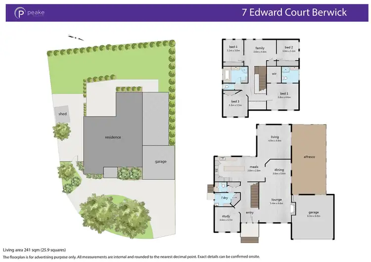Floorplan of Homely house listing, 7 Edward Court, Berwick VIC 3806