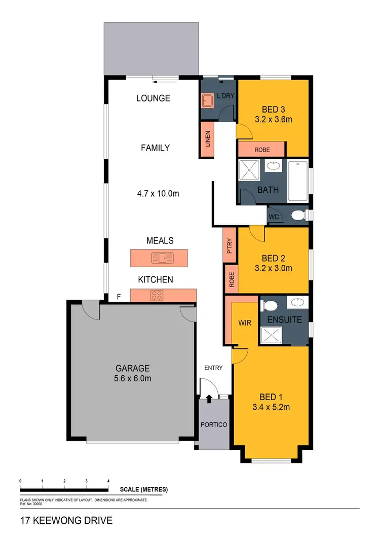 Floorplan of Homely house listing, 17 Keewong Drive, Strathfieldsaye VIC 3551