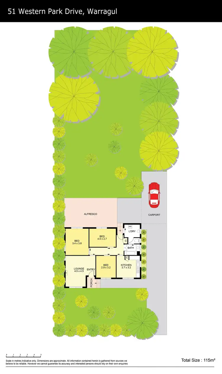 Floorplan of Homely house listing, 51 Western Park Drive, Warragul VIC 3820