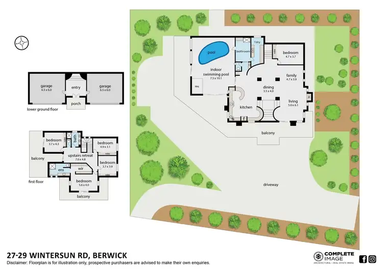 Floorplan of Homely house listing, 27-29 Wintersun Road, Berwick VIC 3806