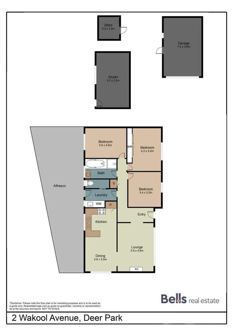 Floorplan of Homely house listing, 2 Wakool Avenue, Deer Park VIC 3023