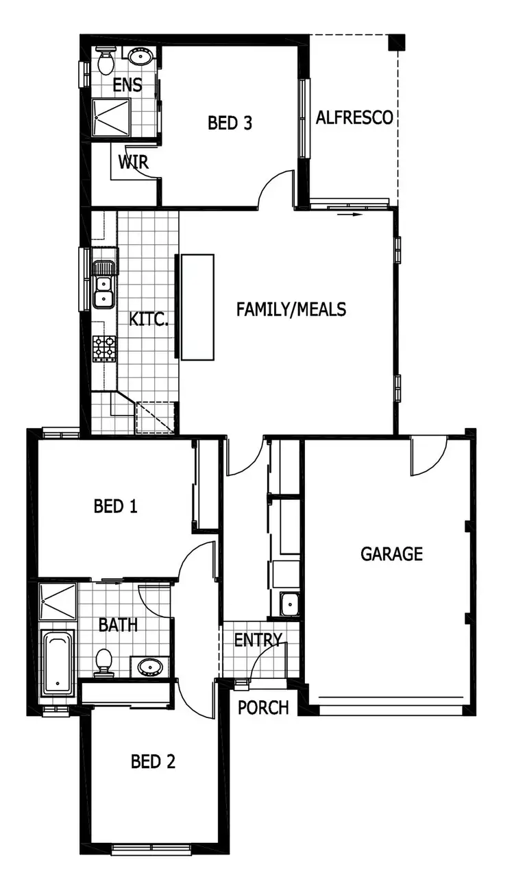 Floorplan of Homely house listing, 2/63 Thwaites Road, Pakenham VIC 3810