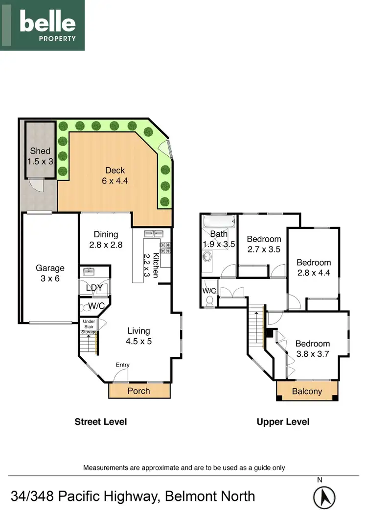 Floorplan of Homely house listing, 34/348 Pacific Highway, Belmont North NSW 2280