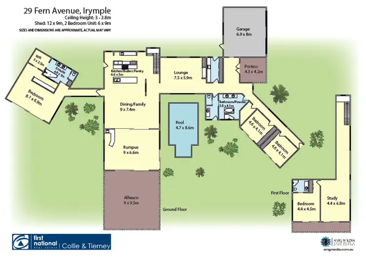 Floorplan of Homely house listing, 29 Fern Avenue, Irymple VIC 3498