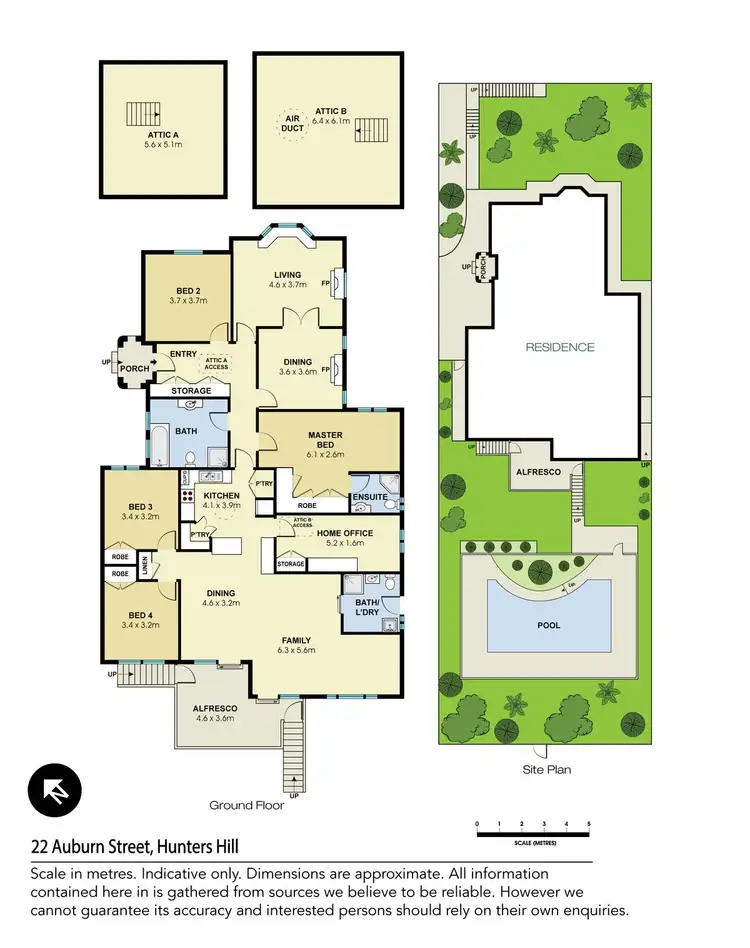 Floorplan of Homely house listing, 22 Auburn Street, Hunters Hill NSW 2110