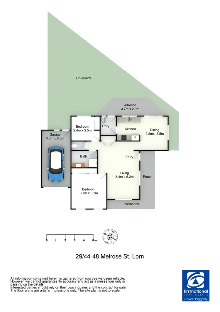 Floorplan of Homely villa listing, 29/44-48 Melrose Street, Lorn NSW 2320