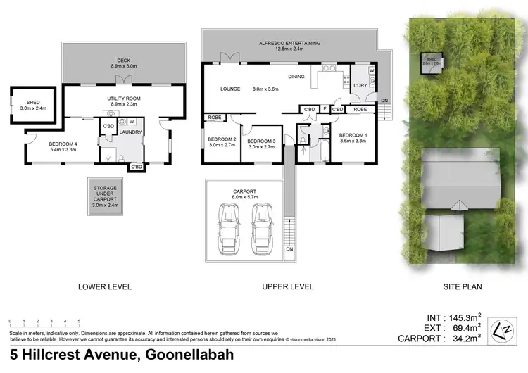 Floorplan of Homely house listing, 5 Hillcrest Ave, Goonellabah NSW 2480