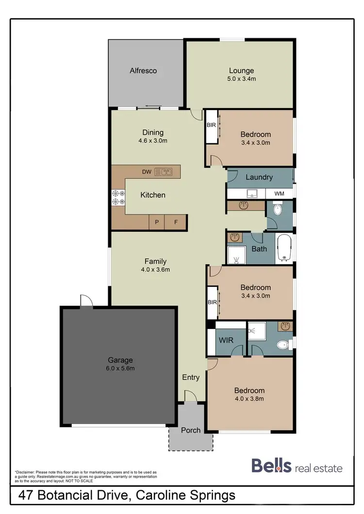 Floorplan of Homely house listing, 47 Botanical Drive, Caroline Springs VIC 3023