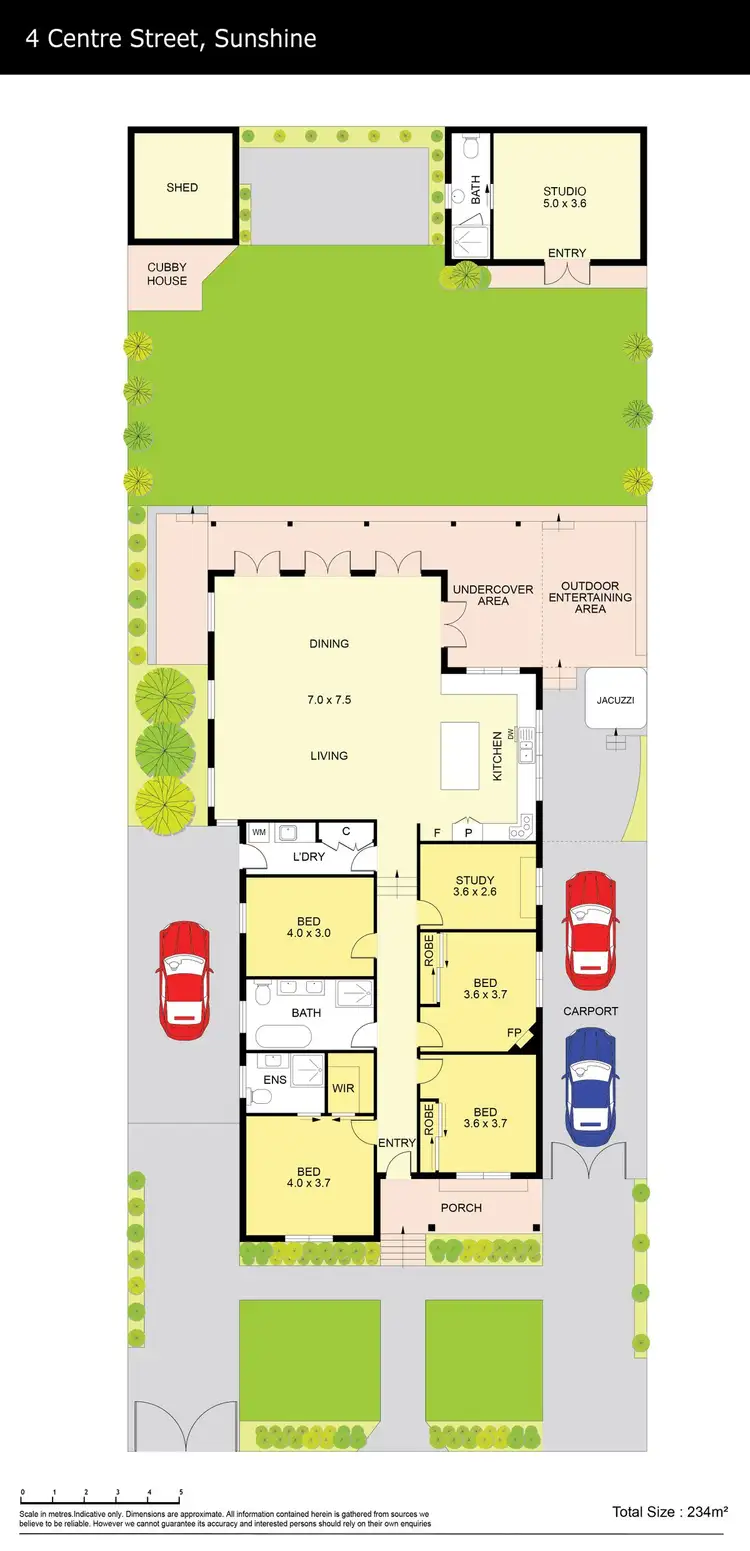 Floorplan of Homely house listing, 4 Centre Street, Sunshine VIC 3020