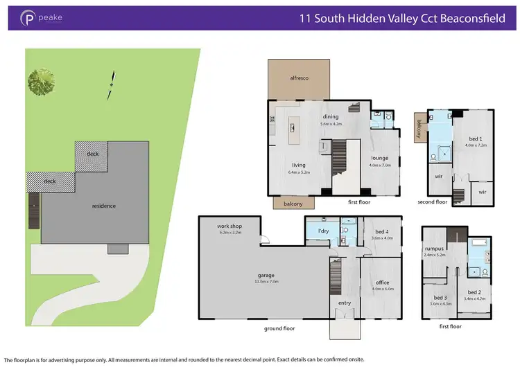 Floorplan of Homely house listing, 11 South Hidden Valley Circuit, Beaconsfield VIC 3807