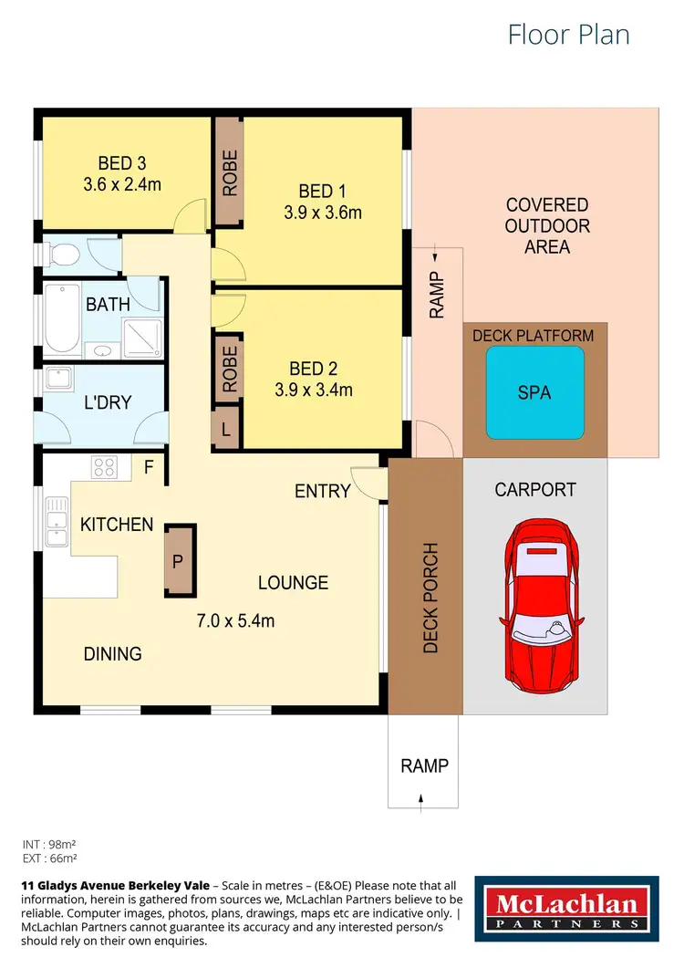 Floorplan of Homely house listing, 11 Gladys Avenue, Berkeley Vale NSW 2261