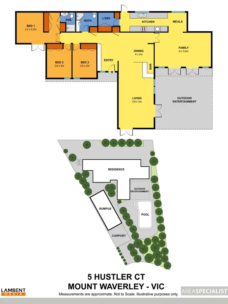 Floorplan of Homely house listing, 5 Hustler Court, Mount Waverley VIC 3149
