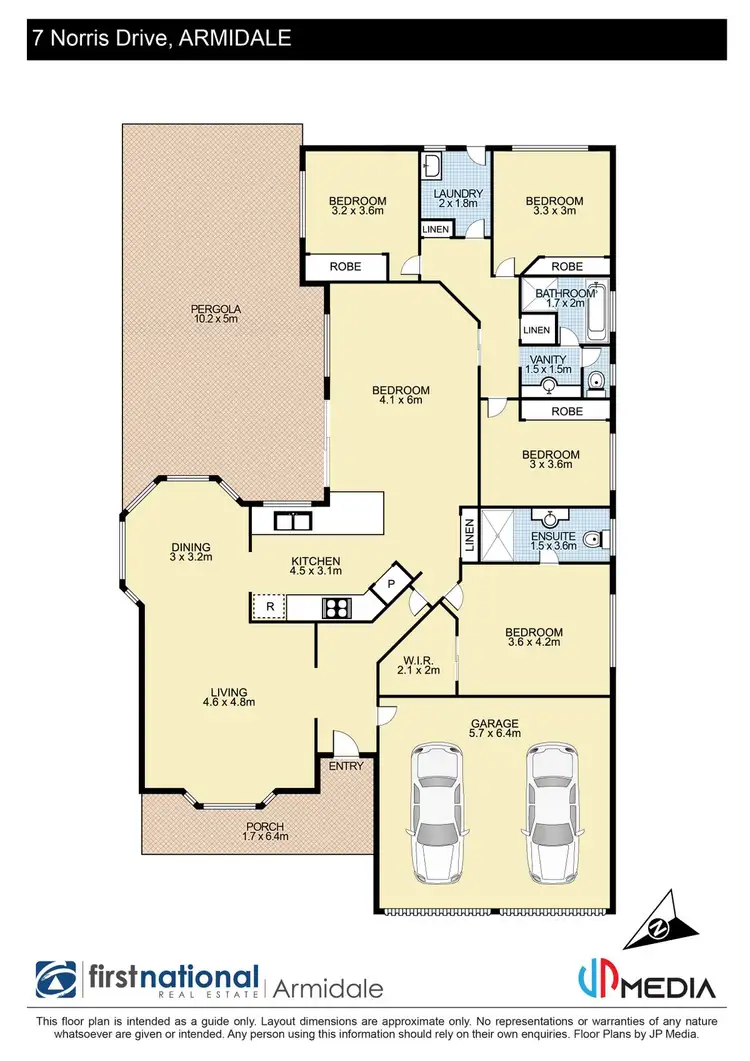Floorplan of Homely house listing, 7 Norris Drive, Armidale NSW 2350