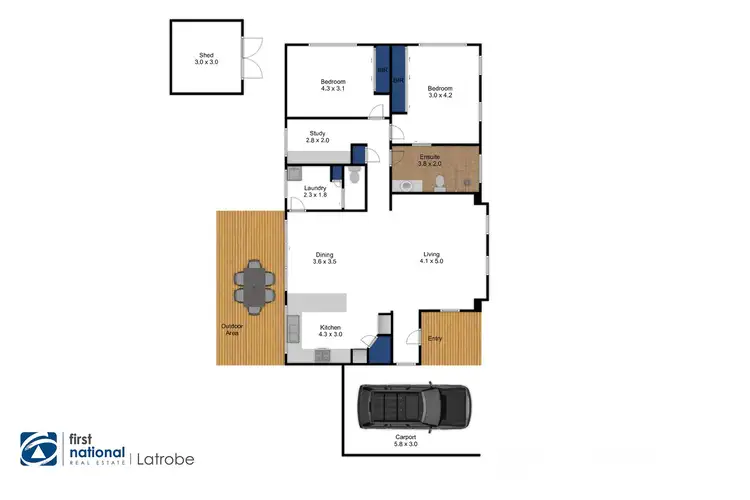 Floorplan of Homely retirement listing, R45/35 Airfield Road, Traralgon VIC 3844