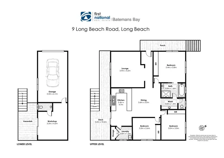 Floorplan of Homely house listing, 9 Long Beach Road, Long Beach NSW 2536
