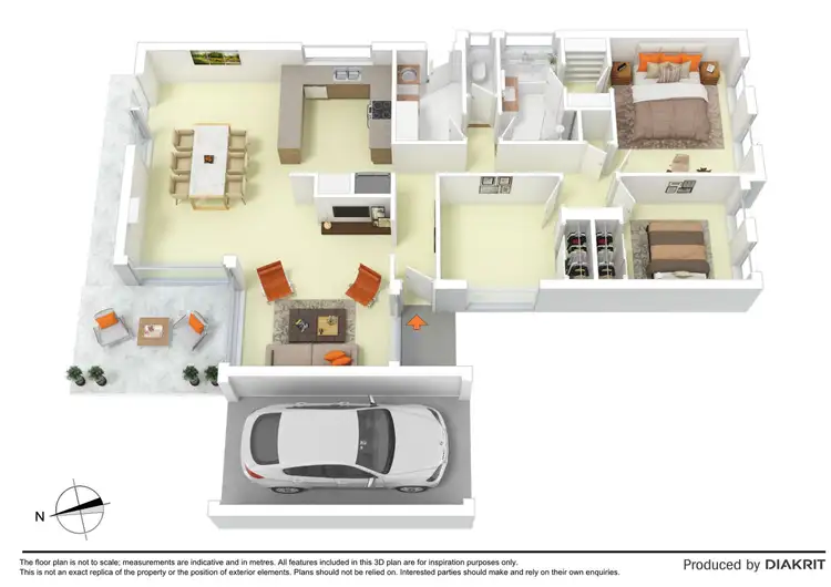 Floorplan of Homely house listing, 3 Severino Place, Sunbury VIC 3429