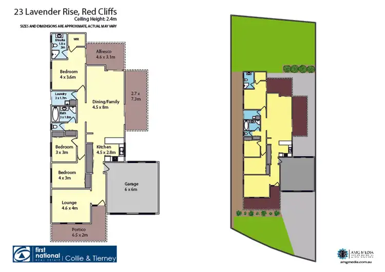Floorplan of Homely house listing, 23 Lavender Rise, Red Cliffs VIC 3496