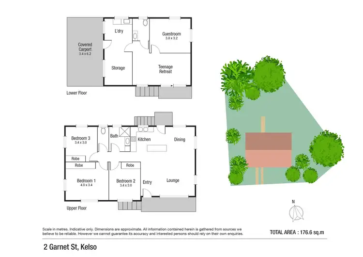 Floorplan of Homely house listing, 2 Garnet Street, Kelso QLD 4815