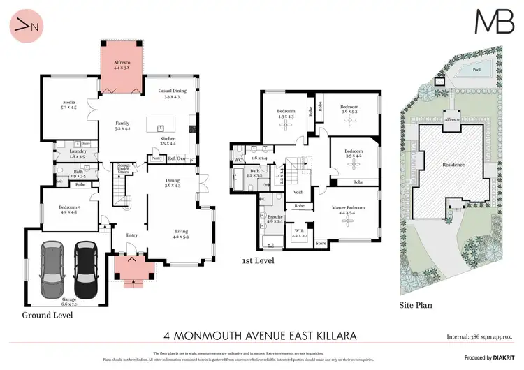 Floorplan of Homely house listing, 4 Monmouth Avenue, East Killara NSW 2071
