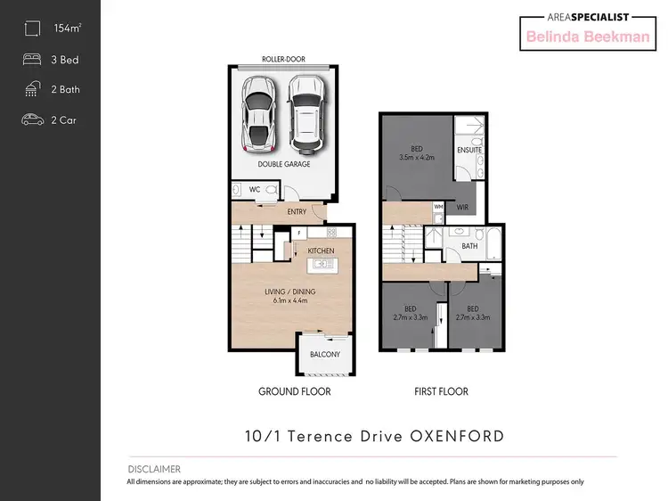 Floorplan of Homely townhouse listing, 10/1 Terence Drive, Oxenford QLD 4210