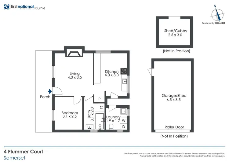 Floorplan of Homely house listing, 4 Plummer Court, Somerset TAS 7322