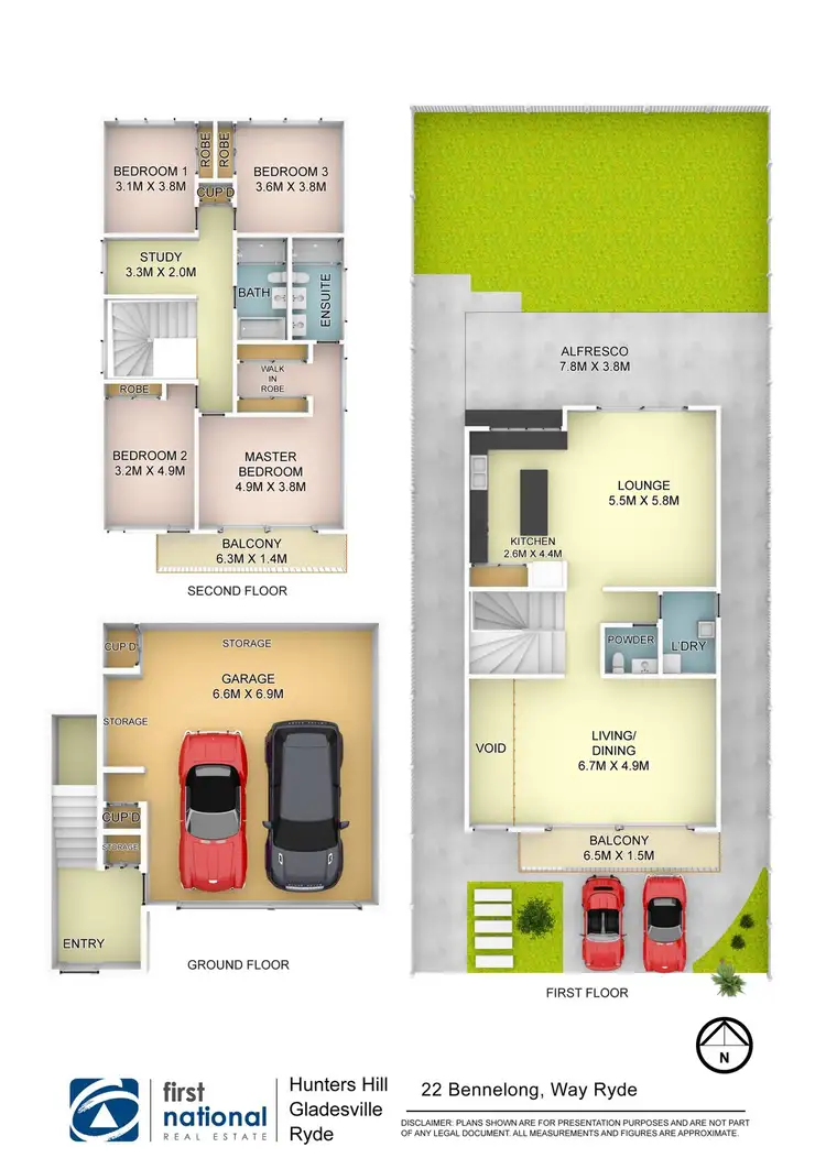 Floorplan of Homely house listing, 22 Bennelong Way, Ryde NSW 2112