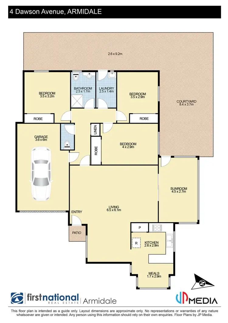 Floorplan of Homely unit listing, 3/99 Mossman Street, Armidale NSW 2350