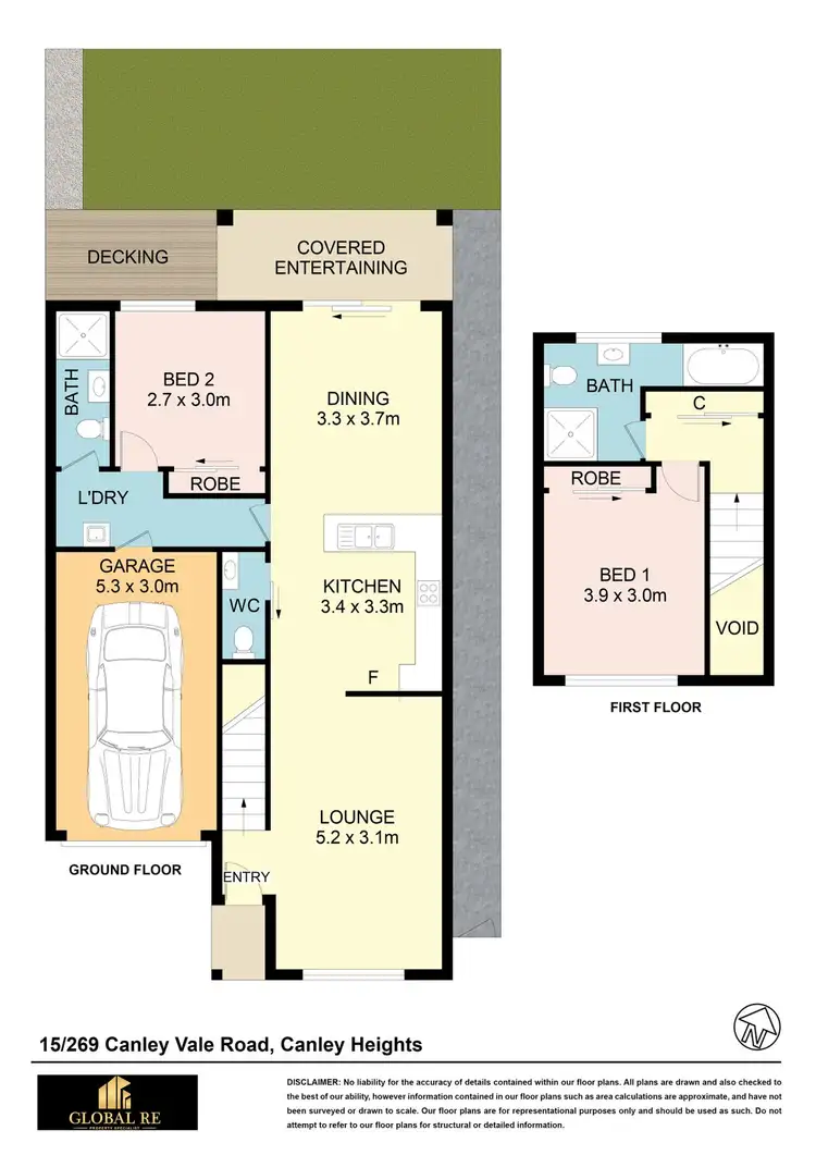 Floorplan of Homely townhouse listing, 15/269 Canley Vale Road, Canley Heights NSW 2166