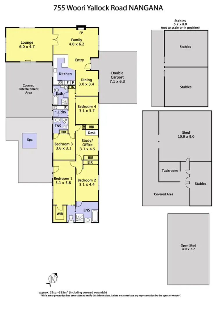 Floorplan of Homely house listing, 755 Woori Yallock Road, Nangana VIC 3781