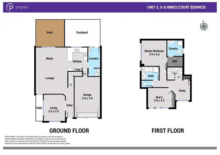 Floorplan of Homely unit listing, 5/6-8 Innes Court, Berwick VIC 3806