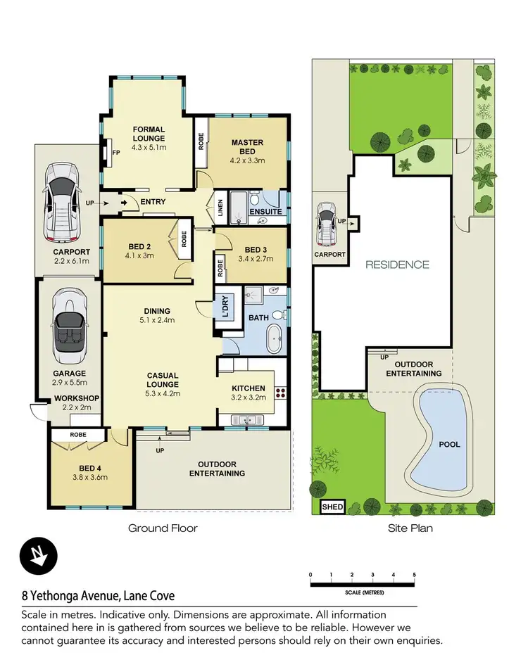 Floorplan of Homely house listing, 8 Yethonga Avenue, Lane Cove NSW 2066