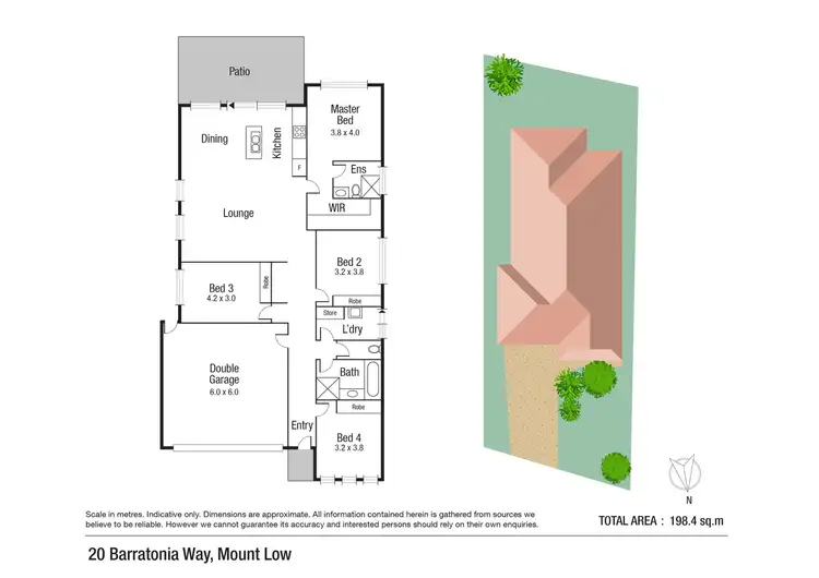 Floorplan of Homely house listing, 20 Barratonia Way, Mount Low QLD 4818