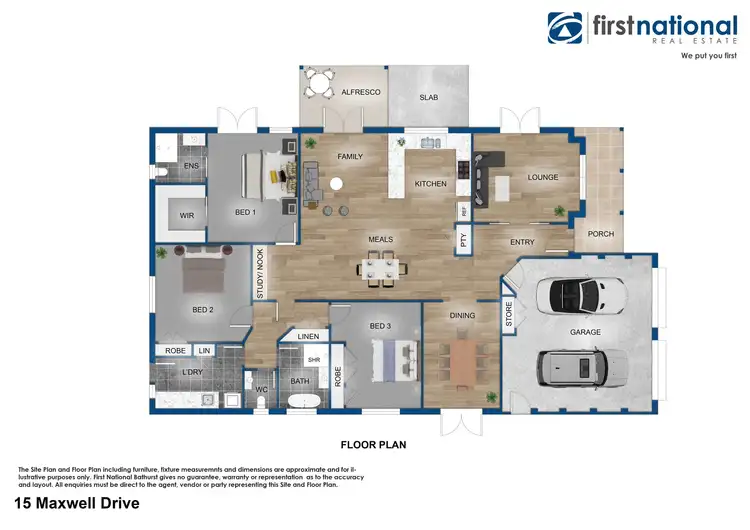 Floorplan of Homely house listing, 15 Maxwell Drive, Eglinton NSW 2795