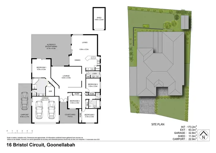 Floorplan of Homely house listing, 16 Bristol Circuit, Goonellabah NSW 2480