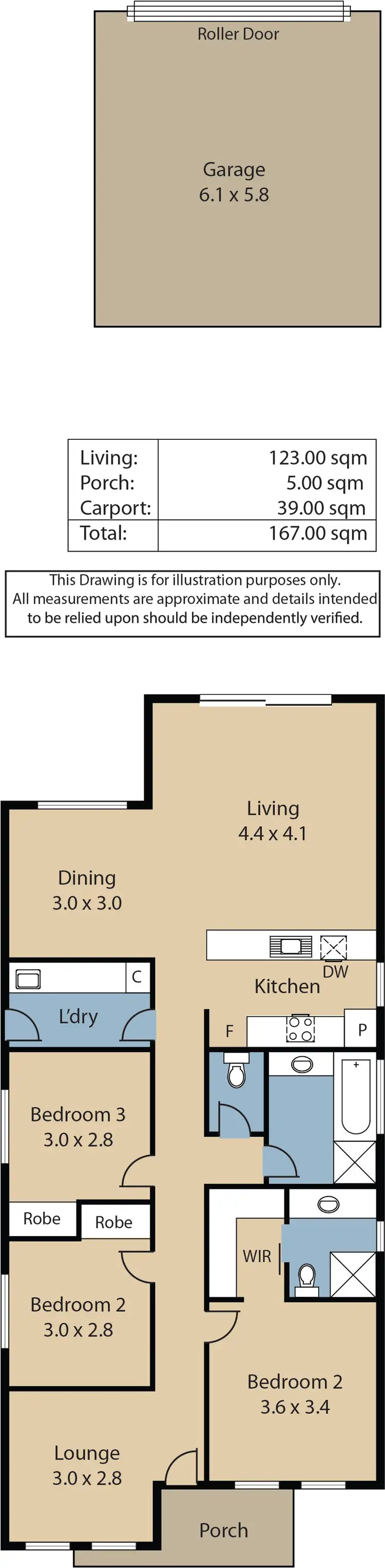 Floorplan of Homely house listing, 5 Moore Lane, Freeling SA 5372