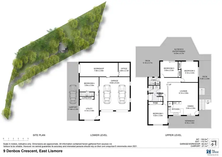 Floorplan of Homely house listing, 9 Denbos Crescent, East Lismore NSW 2480