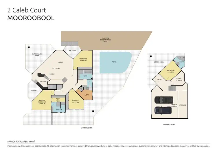 Floorplan of Homely house listing, 2 Caleb Court, Mooroobool QLD 4870