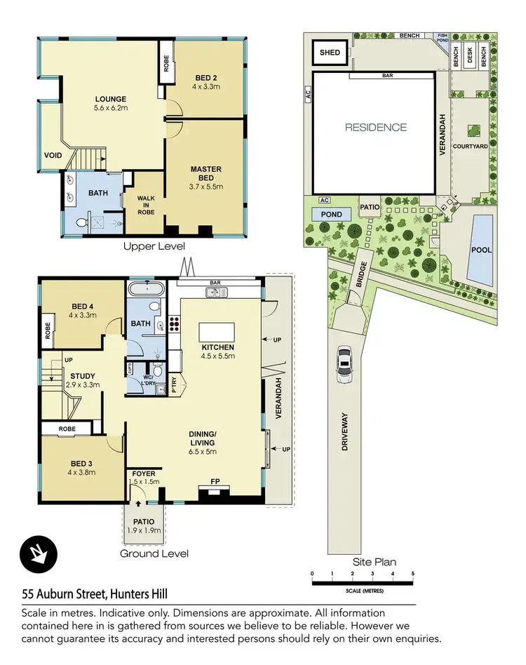 Floorplan of Homely house listing, 55 Auburn Street, Hunters Hill NSW 2110