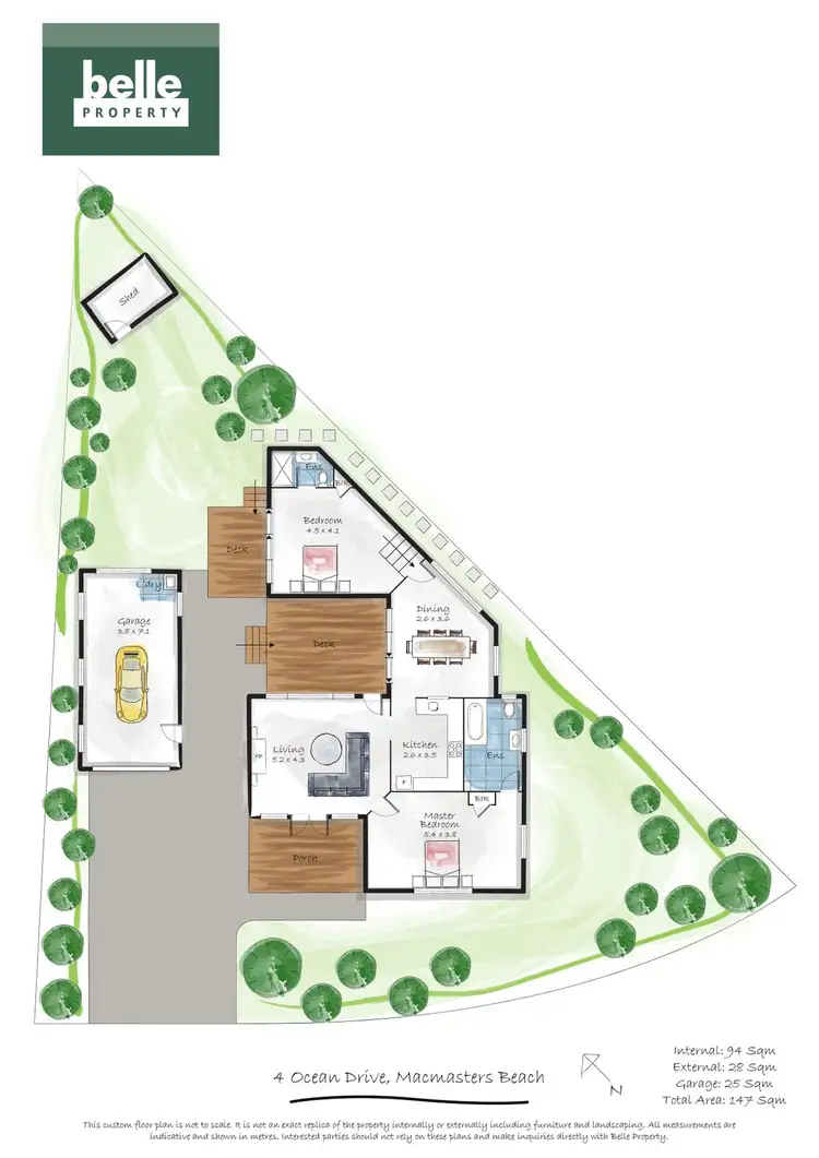 Floorplan of Homely house listing, 4 Ocean Drive, Macmasters Beach NSW 2251